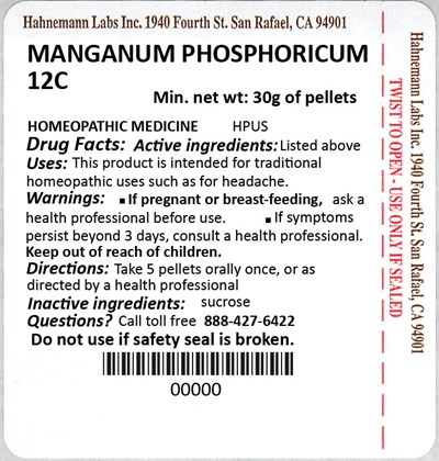 Manganum Phosphoricum 12C 30g - Manganum Phosphoricum 12C 30g